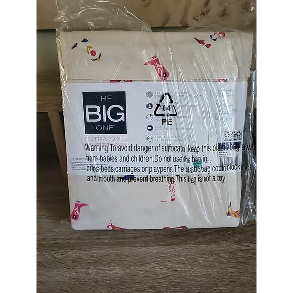 The Big One Extra Soft Sheet Set Size Twin XL Western Cowboys 3 Piece Set - Picture 4 of 5